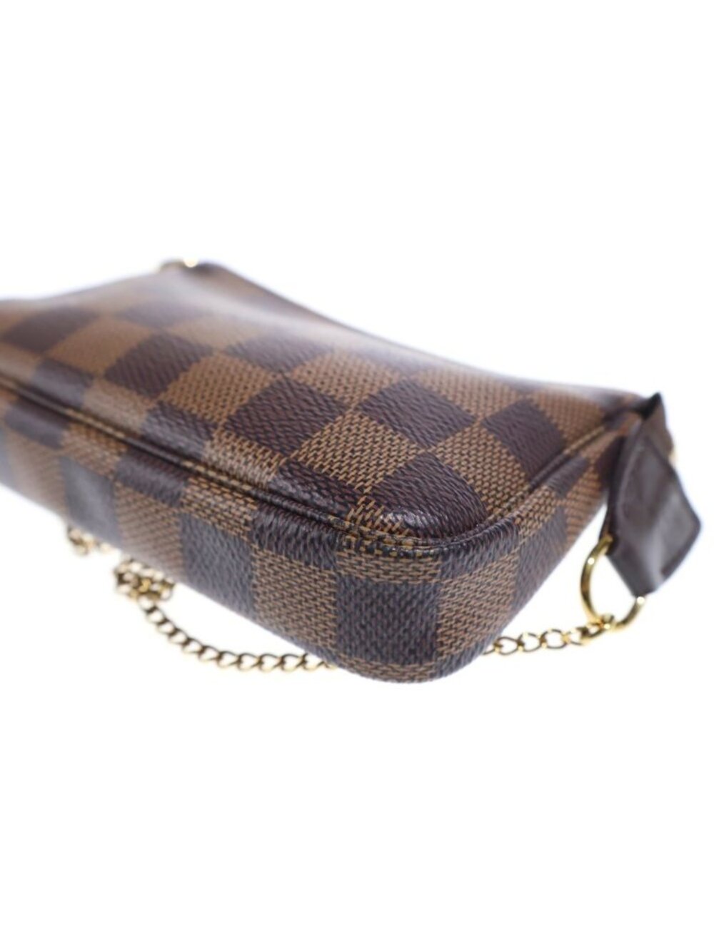 Louis Vuitton Damier Mini Pouch Handbag Brown - Picture 5 of 6